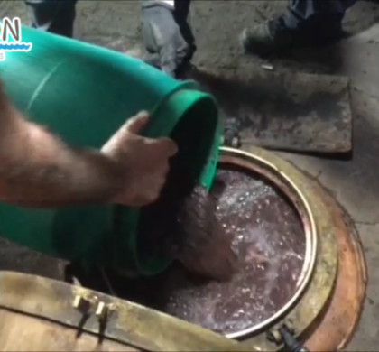 Απόσταξη τσίπουρου στην Κοκκινομηλιά